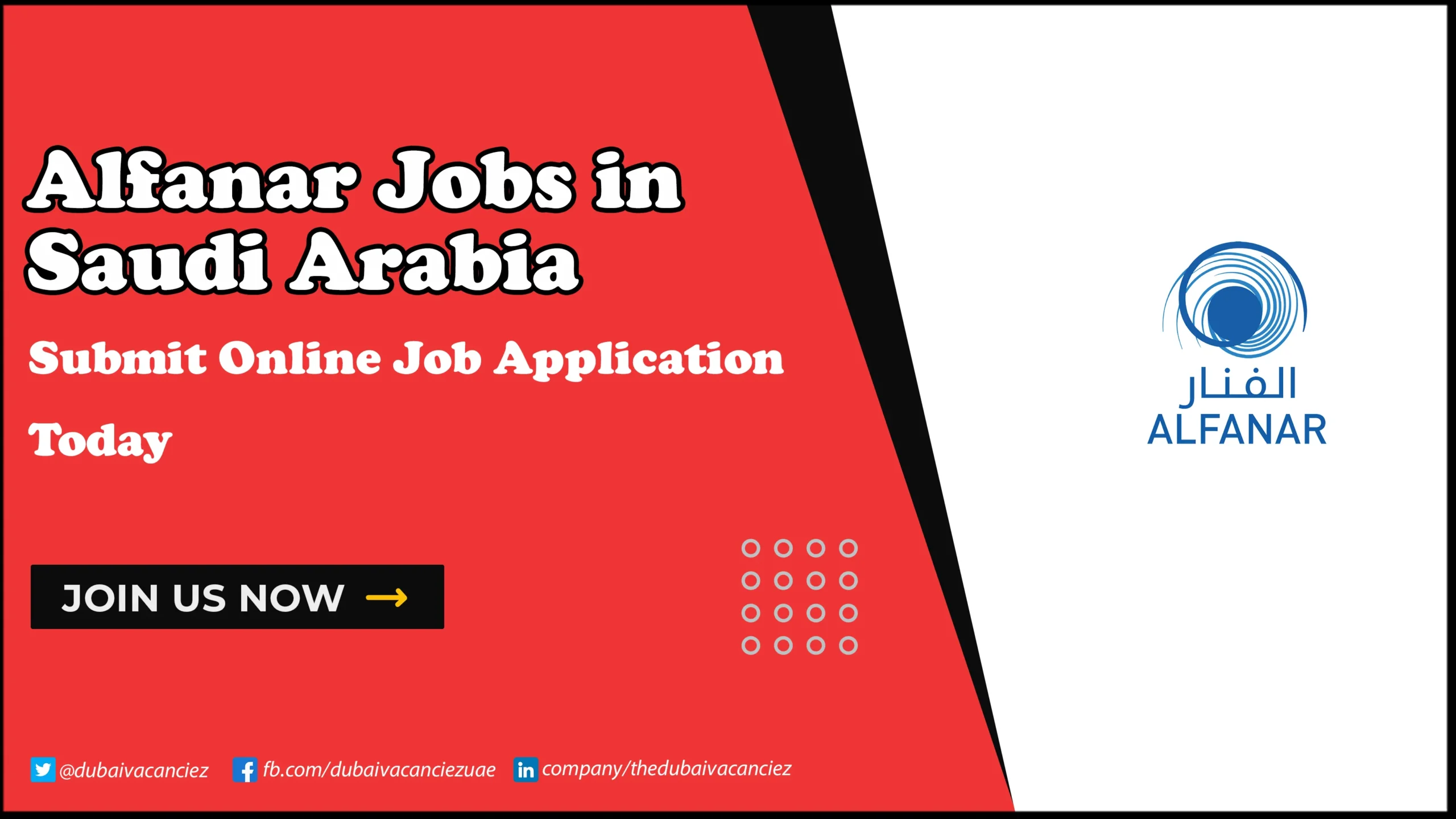 Alfanar Jobs in Saudi Arabia